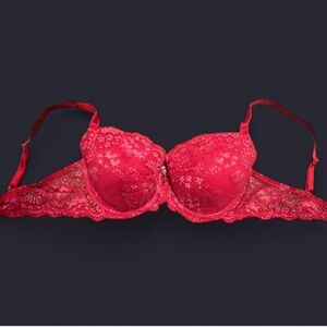 Victoria's Secret Scarlet Lace Bra